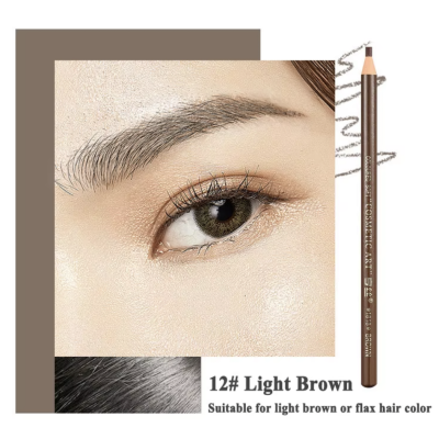 Face Deep Açık Kahve Kalıcı Makyaj İpli Tasarım Kelemi, Microblading Tasarım Kalemi ve açacağı